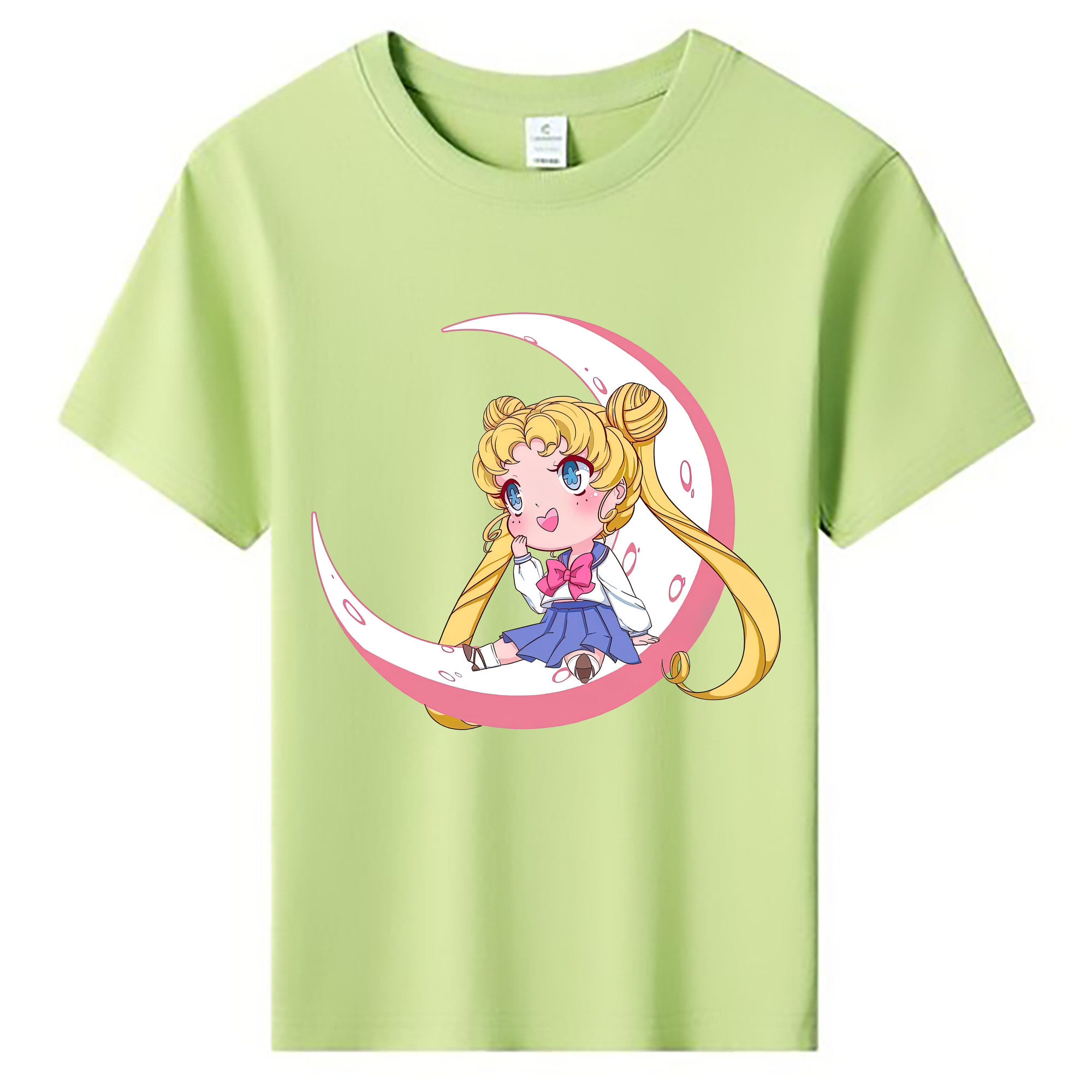 （画像用） 美少女戦士セーラームーン 愛野 美奈子 あいの みなこ Sailor Moon Aino Minako 綿100％キッズTシャツ（フロントプリント）